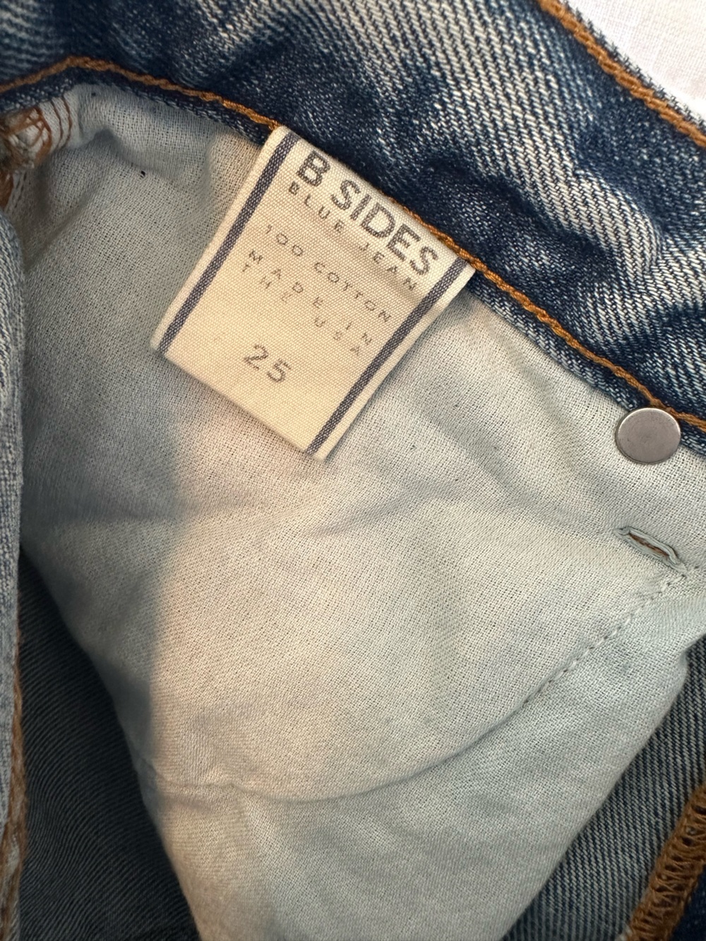 NWOT B Sides Jeans size 25 - Picture 6 of 6